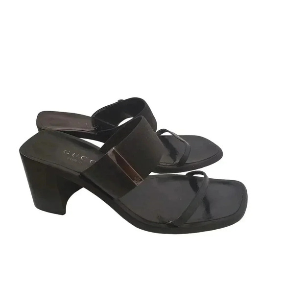 Gucci Sandal 6 BLK - Picture 1 of 12